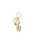Aurora Heart Crystal Keychain