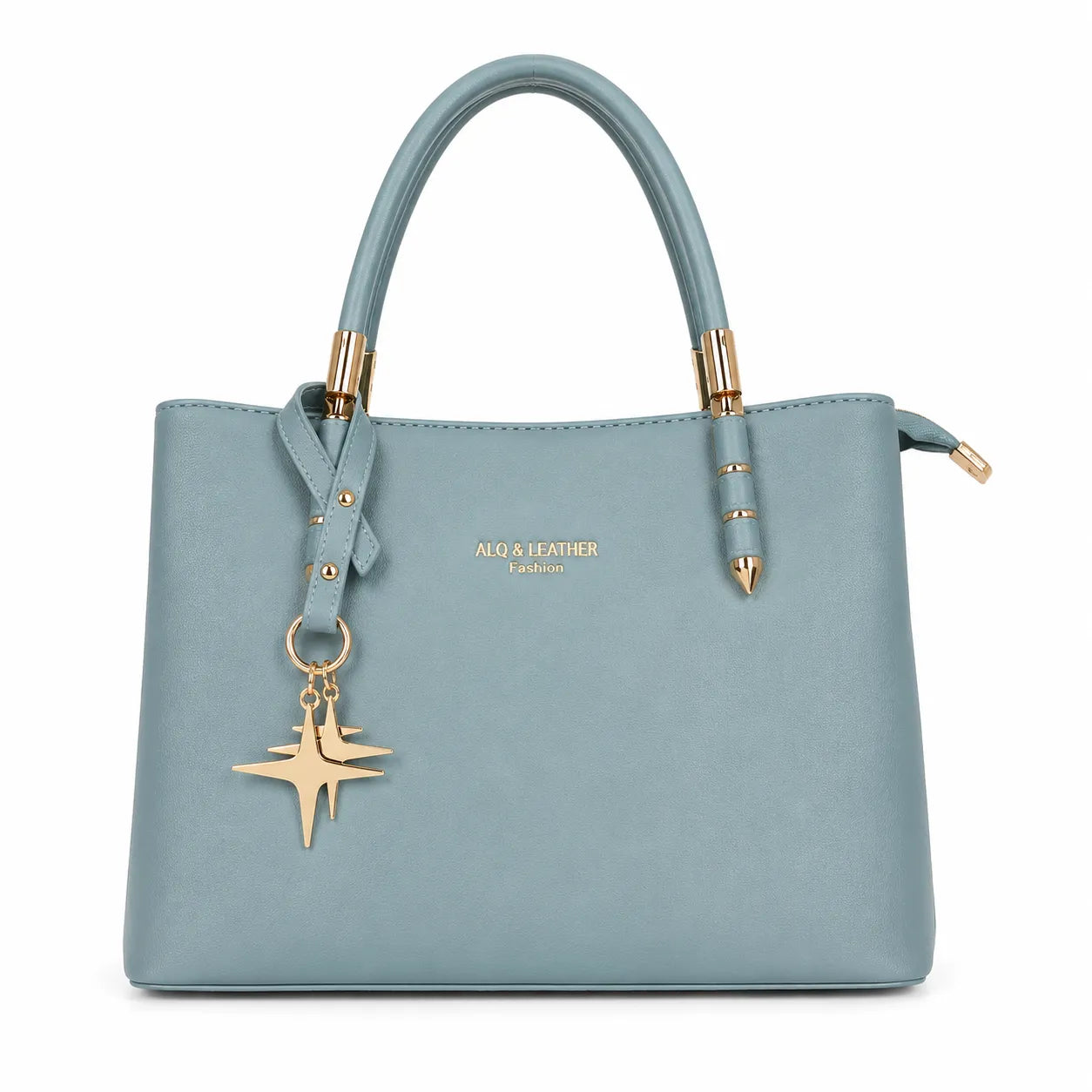 Aorelia Golden Star Structured Tote Bag