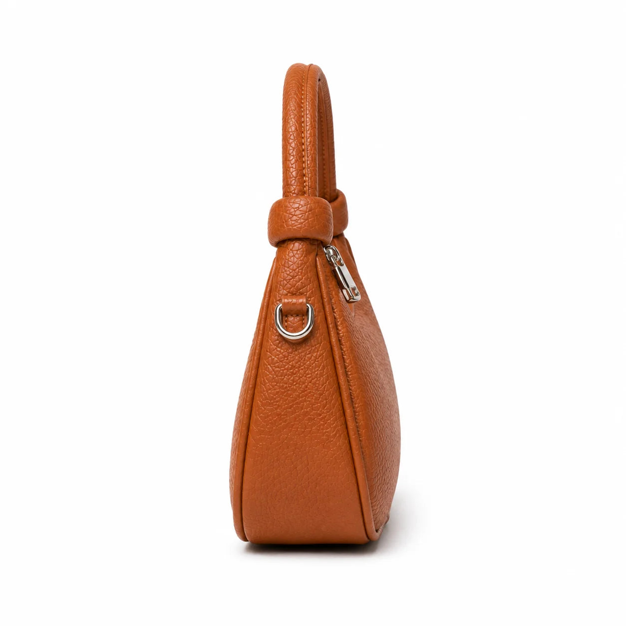 Sienna Amber Knot Pebbled Leather Hobo Bag