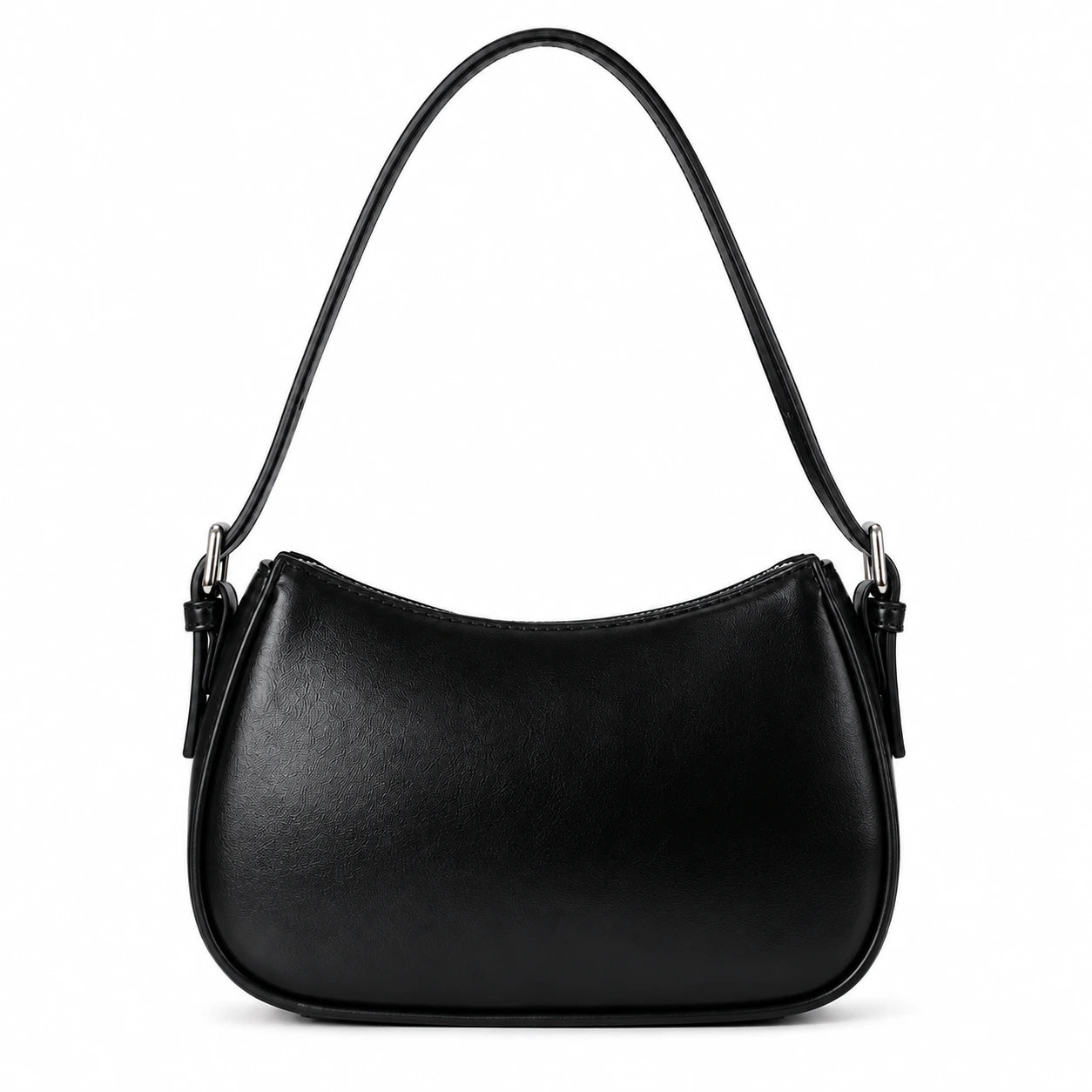 Rebel Noir Studded Shoulder Bag Black